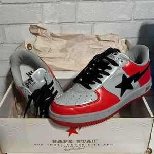 BAPESTA FS-001 LOW 'GRAY RED'